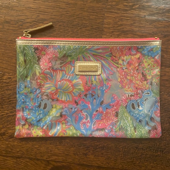 lilly pulitzer back to school pencil bag - Picture 6 of 6